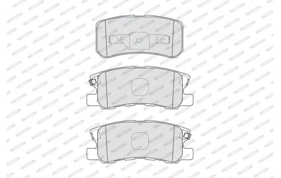 Brake Pad Set, disc brake PREMIER ECO FRICTION FDB1992 Ferodo, Image 3