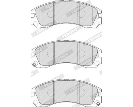 Brake Pad Set, disc brake PREMIER ECO FRICTION FDB1993 Ferodo, Image 4