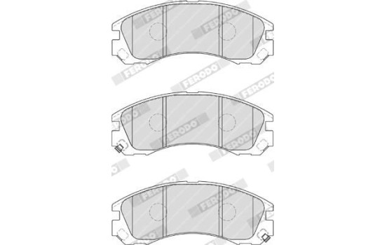 Brake Pad Set, disc brake PREMIER ECO FRICTION FDB1993 Ferodo, Image 4