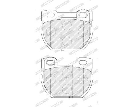 Brake Pad Set, disc brake PREMIER ECO FRICTION FDB1994 Ferodo, Image 3
