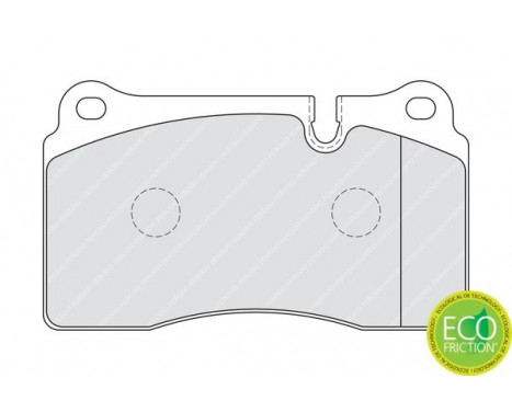 Brake Pad Set, disc brake PREMIER ECO FRICTION FDB1996 Ferodo, Image 2