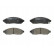 Brake Pad Set, disc brake PREMIER ECO FRICTION FDB1997 Ferodo