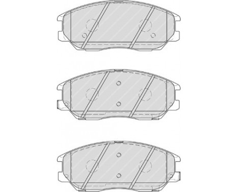 Brake Pad Set, disc brake PREMIER ECO FRICTION FDB1999 Ferodo, Image 2