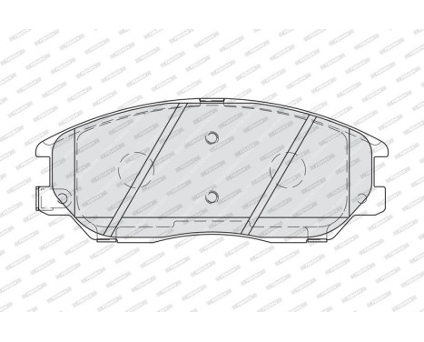 Brake Pad Set, disc brake PREMIER ECO FRICTION FDB1999 Ferodo, Image 4