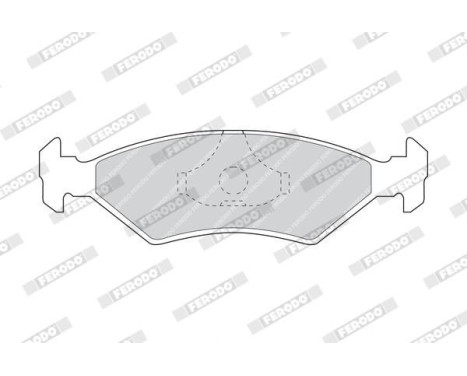 Brake Pad Set, disc brake PREMIER ECO FRICTION FDB206 Ferodo, Image 4