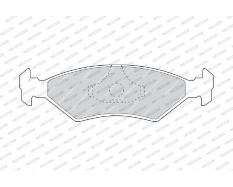 Brake Pad Set, disc brake PREMIER ECO FRICTION FDB206 Ferodo, Image 4