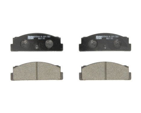 Brake Pad Set, disc brake PREMIER ECO FRICTION FDB22 Ferodo