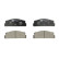 Brake Pad Set, disc brake PREMIER ECO FRICTION FDB22 Ferodo
