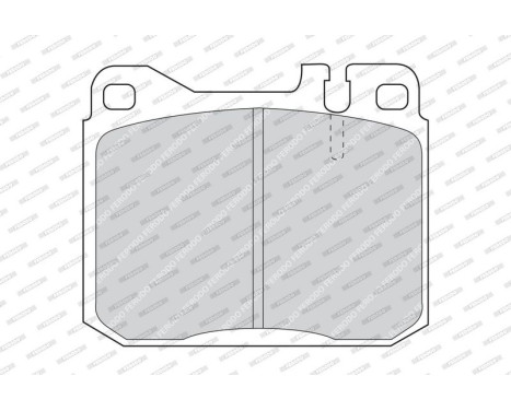 Brake Pad Set, disc brake PREMIER ECO FRICTION FDB243 Ferodo, Image 3