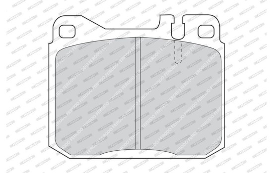Brake Pad Set, disc brake PREMIER ECO FRICTION FDB243 Ferodo, Image 3