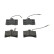 Brake Pad Set, disc brake PREMIER ECO FRICTION FDB253 Ferodo
