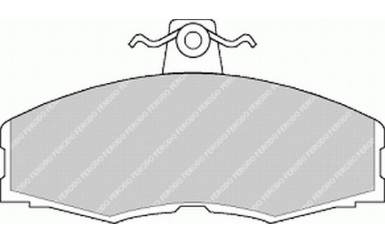 Brake Pad Set, disc brake PREMIER ECO FRICTION FDB275 Ferodo