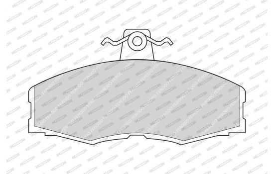 Brake Pad Set, disc brake PREMIER ECO FRICTION FDB275 Ferodo, Image 3