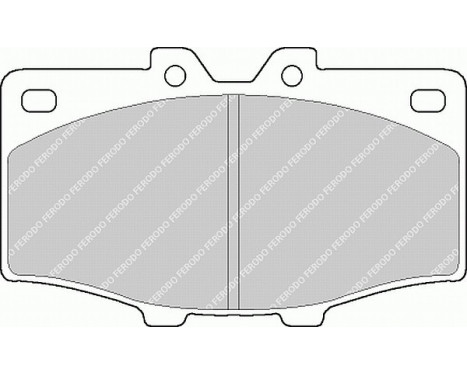 Brake Pad Set, disc brake PREMIER ECO FRICTION FDB288 Ferodo, Image 2