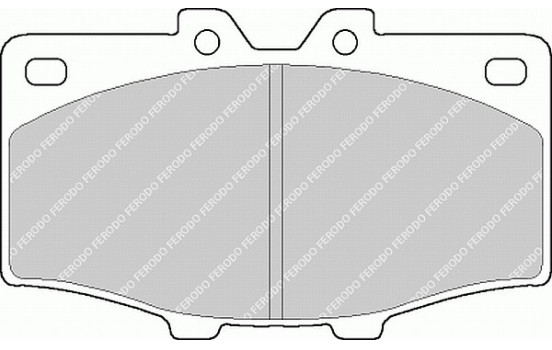 Brake Pad Set, disc brake PREMIER ECO FRICTION FDB288 Ferodo