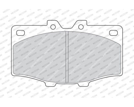 Brake Pad Set, disc brake PREMIER ECO FRICTION FDB288 Ferodo, Image 3