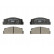 Brake Pad Set, disc brake PREMIER ECO FRICTION FDB29 Ferodo