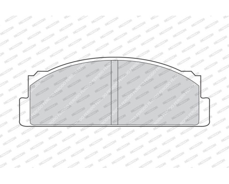 Brake Pad Set, disc brake PREMIER ECO FRICTION FDB29 Ferodo, Image 3