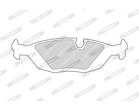 Brake Pad Set, disc brake PREMIER ECO FRICTION FDB296 Ferodo, Image 3