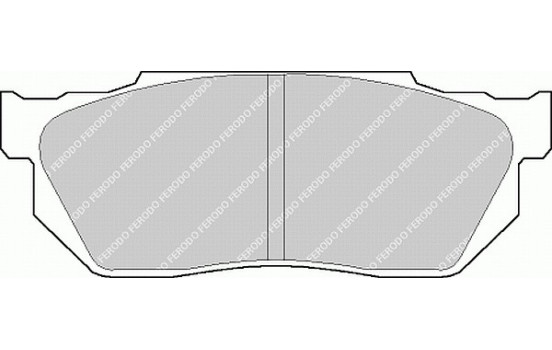 Brake Pad Set, disc brake PREMIER ECO FRICTION FDB300 Ferodo, Image 2