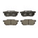 Brake Pad Set, disc brake PREMIER ECO FRICTION FDB300 Ferodo