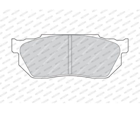 Brake Pad Set, disc brake PREMIER ECO FRICTION FDB300 Ferodo, Image 4