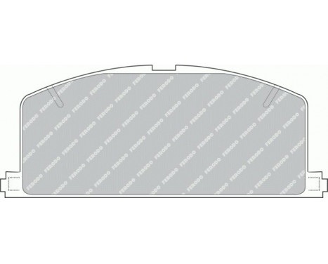 Brake Pad Set, disc brake PREMIER ECO FRICTION FDB308 Ferodo, Image 2