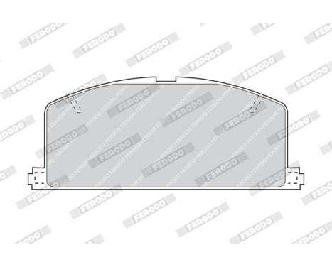 Brake Pad Set, disc brake PREMIER ECO FRICTION FDB308 Ferodo, Image 4