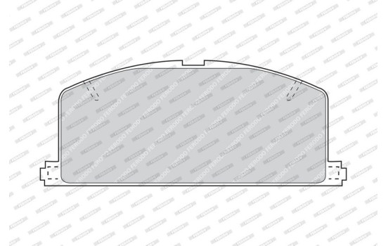 Brake Pad Set, disc brake PREMIER ECO FRICTION FDB308 Ferodo, Image 3