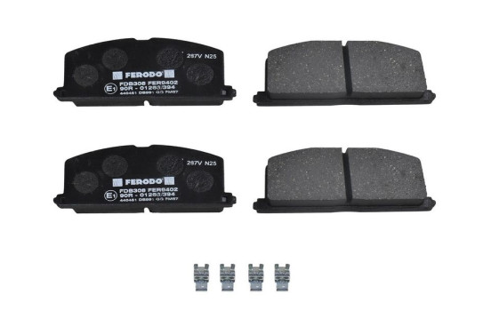 Brake Pad Set, disc brake PREMIER ECO FRICTION FDB308 Ferodo, Image 4