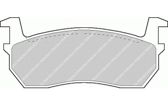 Brake Pad Set, disc brake PREMIER ECO FRICTION FDB316 Ferodo