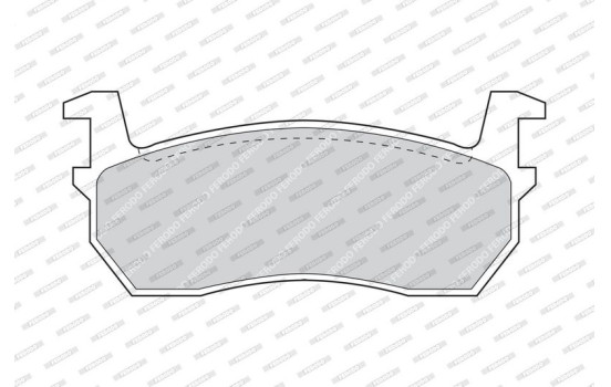 Brake Pad Set, disc brake PREMIER ECO FRICTION FDB316 Ferodo, Image 3