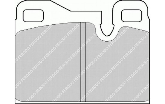 Brake Pad Set, disc brake PREMIER ECO FRICTION FDB330 Ferodo, Image 2