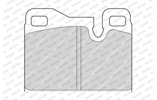 Brake Pad Set, disc brake PREMIER ECO FRICTION FDB330 Ferodo, Image 4