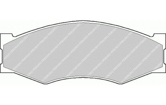 Brake Pad Set, disc brake PREMIER ECO FRICTION FDB340 Ferodo, Image 2