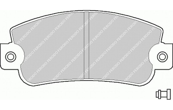 Brake Pad Set, disc brake PREMIER ECO FRICTION FDB346 Ferodo, Image 2