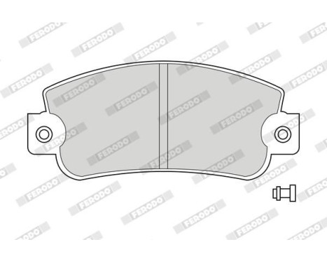 Brake Pad Set, disc brake PREMIER ECO FRICTION FDB346 Ferodo, Image 4