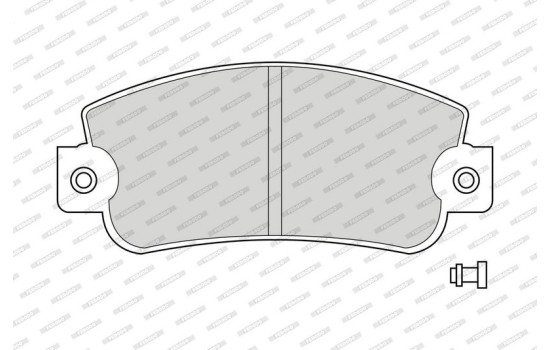 Brake Pad Set, disc brake PREMIER ECO FRICTION FDB346 Ferodo, Image 4