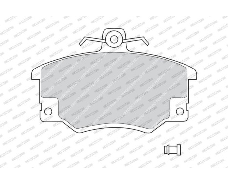 Brake Pad Set, disc brake PREMIER ECO FRICTION FDB370 Ferodo, Image 3
