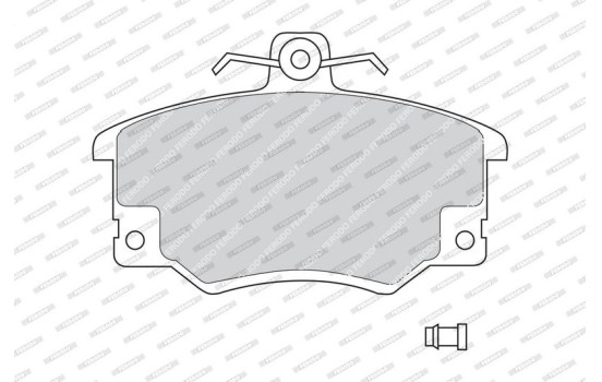 Brake Pad Set, disc brake PREMIER ECO FRICTION FDB370 Ferodo, Image 3