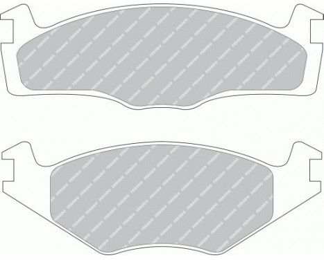 Brake Pad Set, disc brake PREMIER ECO FRICTION FDB392 Ferodo, Image 2