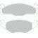 Brake Pad Set, disc brake PREMIER ECO FRICTION FDB392 Ferodo, Thumbnail 2