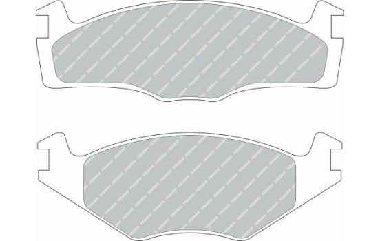 Brake Pad Set, disc brake PREMIER ECO FRICTION FDB392 Ferodo, Image 2