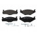 Brake Pad Set, disc brake PREMIER ECO FRICTION FDB392 Ferodo