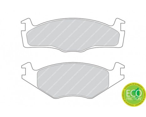 Brake Pad Set, disc brake PREMIER ECO FRICTION FDB392 Ferodo, Image 3