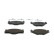 Brake Pad Set, disc brake PREMIER ECO FRICTION FDB392 Ferodo, Thumbnail 3