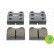 Brake Pad Set, disc brake PREMIER ECO FRICTION FDB3M Ferodo