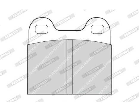 Brake Pad Set, disc brake PREMIER ECO FRICTION FDB3M Ferodo, Image 2