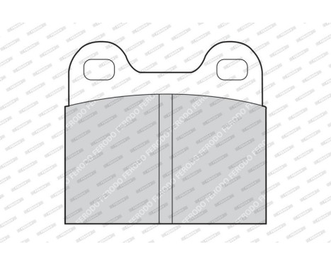 Brake Pad Set, disc brake PREMIER ECO FRICTION FDB3M Ferodo, Image 2