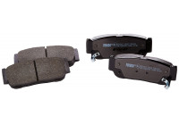 Brake Pad Set, disc brake PREMIER ECO FRICTION FDB4000 Ferodo